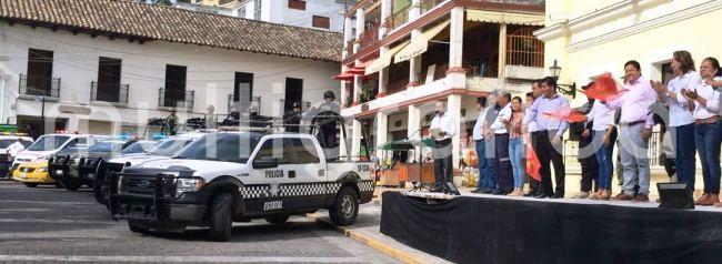 Banderazo de Operativo de Seguridad de Vacaciones de Verano 2018 en Papantla.