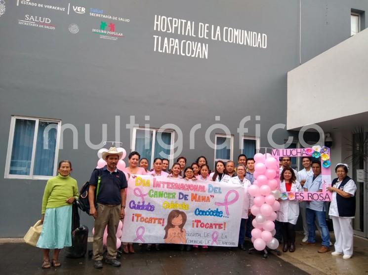 Todos los días se lucha contra el cáncer de mama, por ello en Tlapacoyan implementan diversas actividades.
