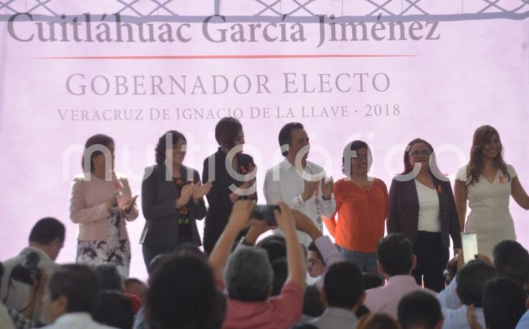 Verónica Aguilera Tapia estará en el DIF estatal; María del Rocío Pérez Pérez estará en la Secretaría de Medio Ambiente; y la Contraloría General del Estado la ocupará Leslie Mónica Garibo Puga.  