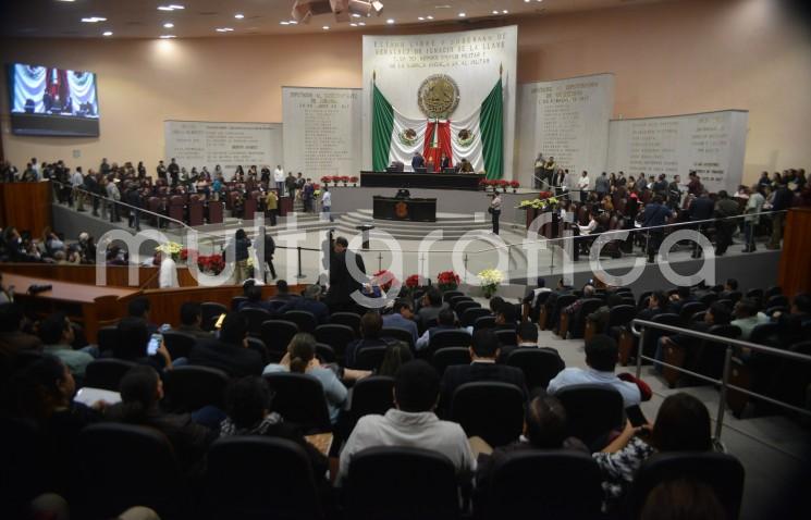 Este 29 de enero, el Pleno de la LXV Legislatura del Estado dio entrada al oficio signado por el Gobernador del Estado, Cuitláhuac García Jiménez, por el que propone a los ciudadanos Adolfo Cortés Veneroso, Esteban Martínez Vázquez, Bertha Inés Chávez Méndez, Isabel Inés Romero Cruz, María del Socorro Hernández Cadena y Sofía Martínez Huerta para que ocupen el cargo de magistrados del Tribunal Superior de Justicia del Poder Judicial del Estado.  