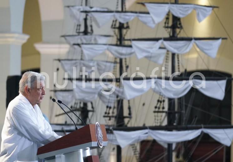 En conferencia de prensa en el Museo Naval del Puerto de Veracruz, el presidente Andrés Manuel López Obrador dijo que ya inició el diálogo con autoridades de Estados Unidos, y que hay disponibilidad de los mismos para llegar a acuerdos en cuanto al impuesto a las mercancías mexicanas. 