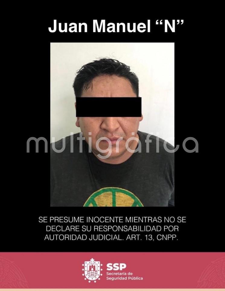 Elementos de la Secretaría de Seguridad Púbica (SSP), adscritos a la Policía Estatal, detuvieron a Juan Manuel N y Alberto N; señalados por el presunto delito de homicidio en la colonia El Mirador, de la ciudad de Xalapa. 