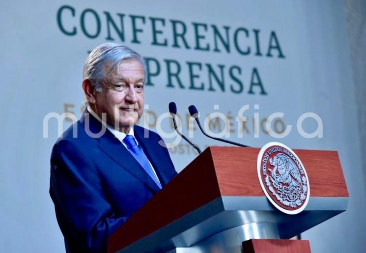 En Tuxpan, Michoacán, presidente Andrés Manuel López Obrador pidió castigo a responsables de masacre en El Paso, Texas. 