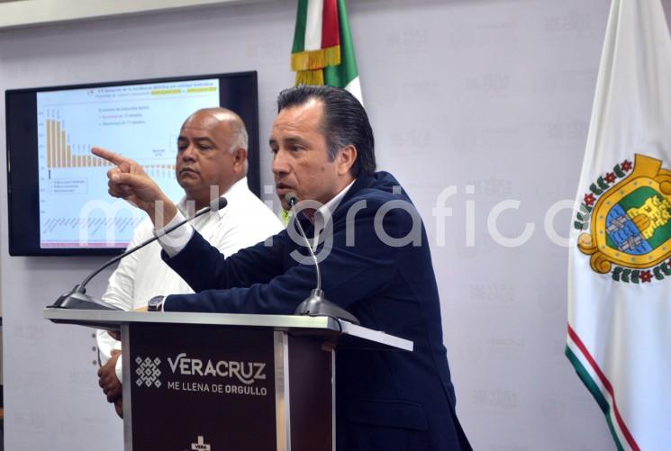 En Veracruz se da un mensaje claro de respeto absoluto y aplicación de la ley, por esta razón se llamó a la Fiscalía General del Estado (FGE) para que apresure las investigaciones y dé con los responsables de causar violencia en la entidad, aseguró el gobernador Cuitláhuac García Jiménez. 