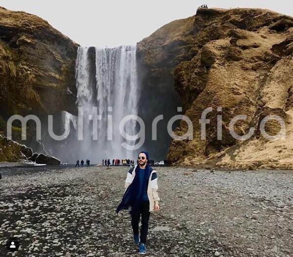 César Ferreira en Islandia. Imagen tomada de su cuenta en Instagram @caesarferreira 