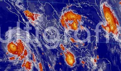 Se pronostican lluvias puntuales torrenciales para Tamaulipas y Veracruz, intensas para regiones de Nuevo León, locales muy fuertes para San Luis Potosí, Hidalgo, Puebla, Oaxaca, Chiapas, Campeche y Yucatán, así como lluvias de diferente intensidad en el noreste, el oriente y el sureste de México, las cuales serán con descargas eléctricas, fuertes rachas de viento y posible granizo, debido al Ciclón Tropical Potencial Número 7.