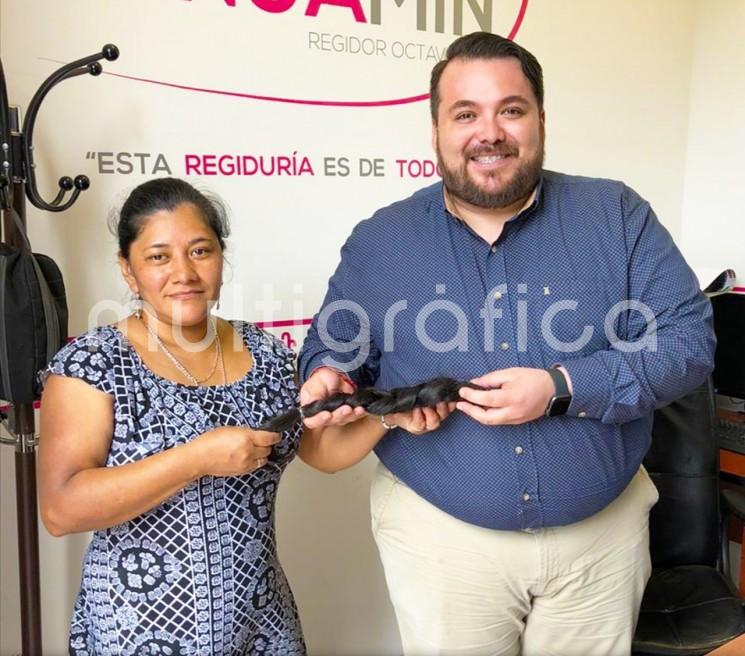 La Regiduría Octava de Coatepec realiza el TRENZATÓN 2019 en apoyo a mujeres con cáncer, que con el cabello donado se elaboran pelucas oncológicas, las cuales ayudan a que mujeres que están en tratamiento, recuperen el autoestima, cambien su estado de ánimo y mantengan una actitud más positiva. 