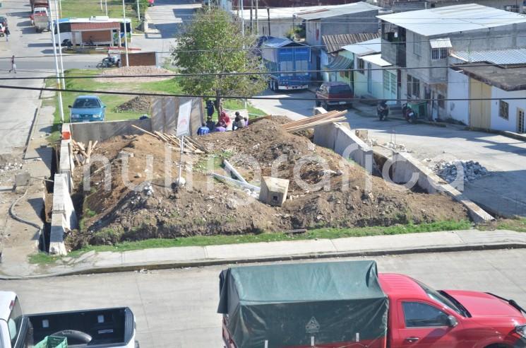 Avances significativos en el nuevo espacio comercial en Tlapacoyan.

