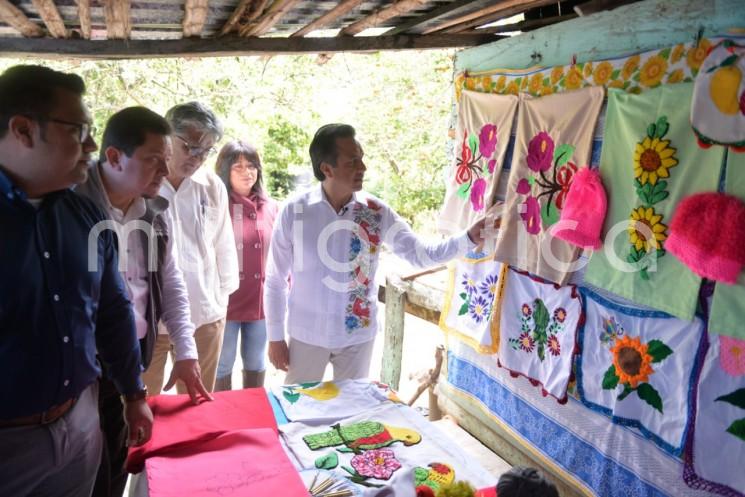 n gira de trabajo por la zona norte, el gobernador Cuitláhuac García Jiménez verificó el avance del programa 