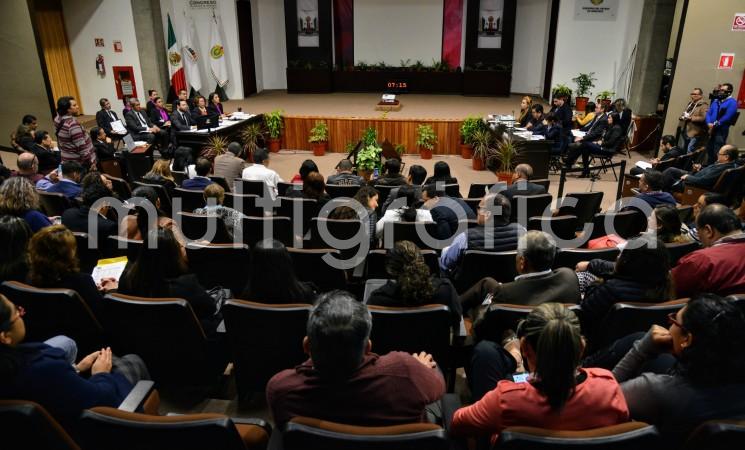 El diputado Eric Domínguez Vázquez y las legisladoras Mónica Robles Barajas y Nora Jessica Lagunes Jáuregui, presidente, secretaria y vocal respectivamente de la Comisión Permanente de Vigilancia de la LXV Legislatura, recibieron la comparecencia de la auditora general del Órgano de Fiscalización Superior del Estado de Veracruz (Orfis), Delia González Cobos, correspondiente al ejercicio 2019. 