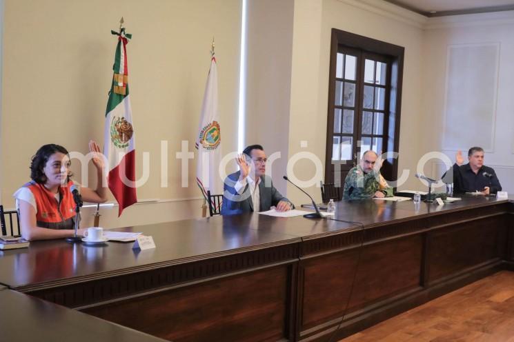 El gobernador Cuitláhuac García Jiménez presentó este día el Plan Operativo para la Temporada de Lluvias y Ciclones Tropicales 2020, con el cual será implementado un Sistema de Comando de Incidentes (SCI) que permita coordinar las fuerzas de tarea de los tres órdenes de gobierno y mitigar los efectos por fenómenos meteorológicos.  