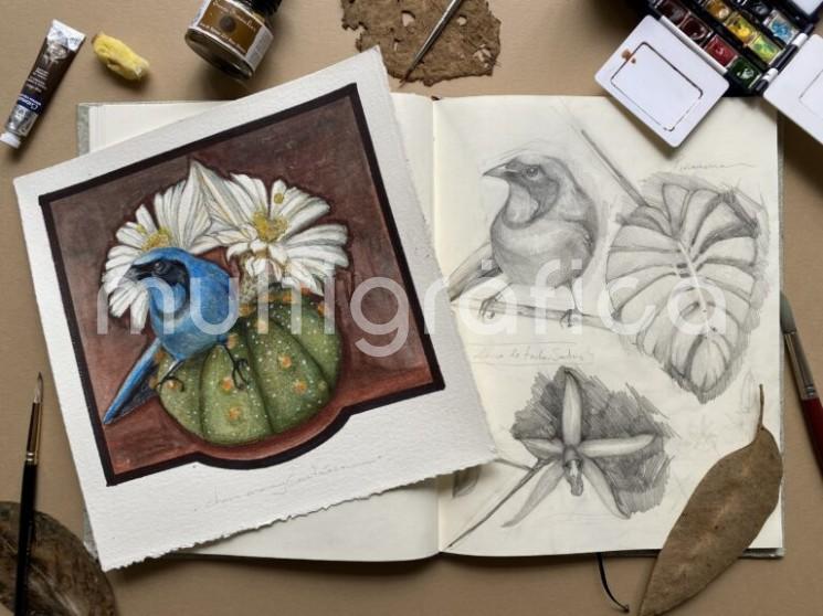 El IVEC y el Jardín de las Esculturas invitan al taller de ilustración <em>Naturaleza y acuarela</em>, a través de la página de Facebook @JardinDeLasEsculturas. 