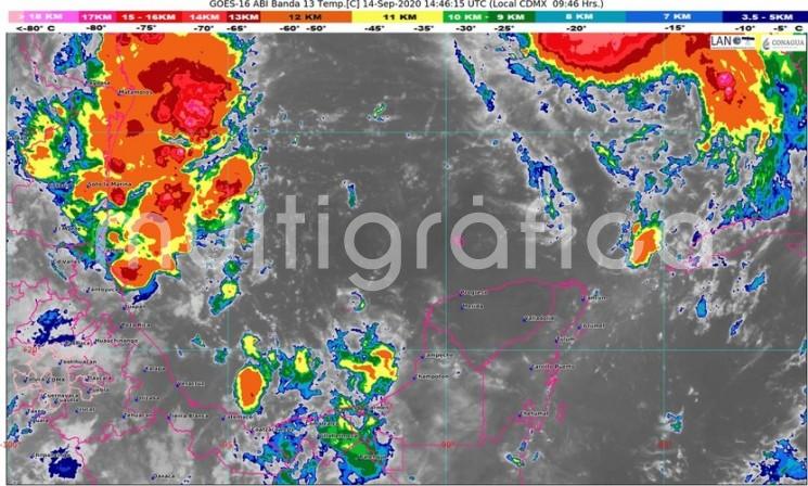 Es probable que se presenten acumulados puntuales de 70-150 mm o superiores en partes altas desde la región de Huayacocotla hasta Orizaba, incluyendo Xalapa así como municipios del norte durante los siguientes días, aumentando la probabilidad de efectos negativos como inundaciones, crecida de ríos, deslizamientos/derrumbes y corriente peligrosas de agua. 