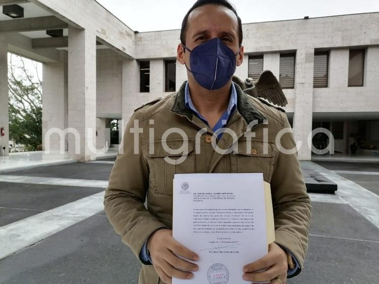 Diputado Sergio Hernández Hernández solicita licencia al cargo, entregó oficio ante la Presidencia de la LXV Legislatura, para buscar la candidatura por la Alcaldía de Xalapa en contienda interna del Partido Acción Nacional (PAN). 