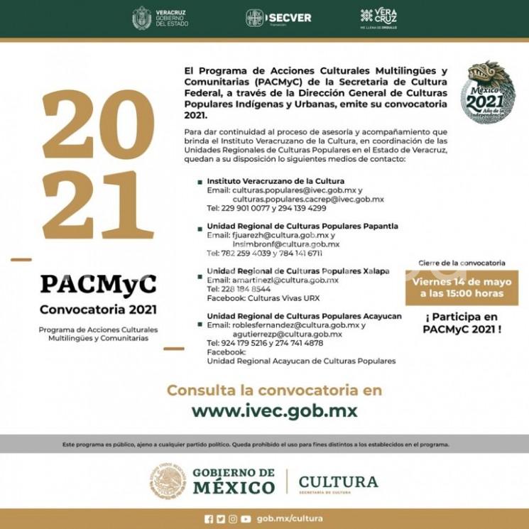 IVEC invita a participar en la Convocatoria PACMyC 2021