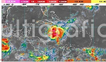 La tormenta tropical Grace de acuerdo con el pronóstico oficial de las 4:00 horas de hoy martes, podría impactar al estado de Quintana Roo la madrugada del jueves 19 y emerger al Golfo de México la tarde-noche del mismo día, para dirigirse a un punto entre el sur de Tamaulipas y norte de Veracruz. 