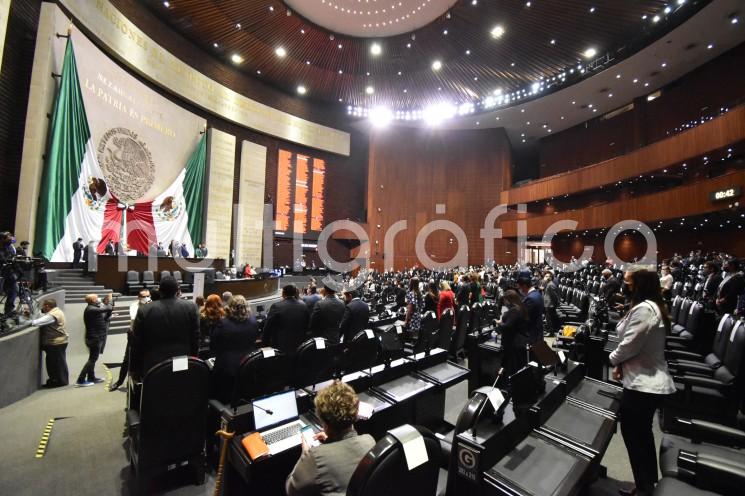 En la sesión semipresencial de este jueves de la Cámara de Diputados, se convocó al suplente del diputado electo, Rogelio Franco Castán, para garantizar la debida integración de la LXV Legislatura.


