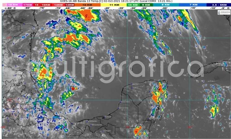 Sábado 02: Lluvias acumuladas de 5 a 20 mm en cualquier punto del estado con máximos de 30 a 50 mm especialmente en regiones montañosas.
