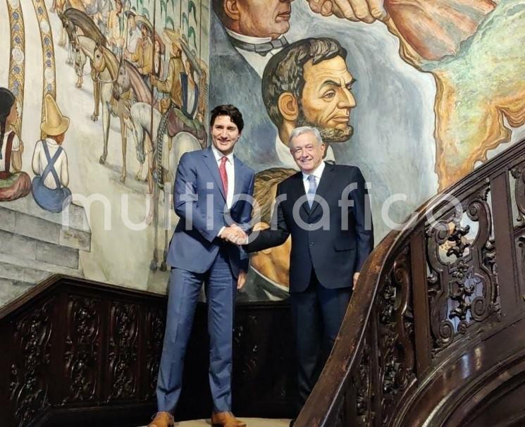 El presidente Andrés Manuel López Obrador inicia actividades en la IX Cumbre de Líderes de América del Norte desde el Instituto Cultural Mexicano en la reunión bilateral con el primer ministro de Canadá, Justin Trudeau.

