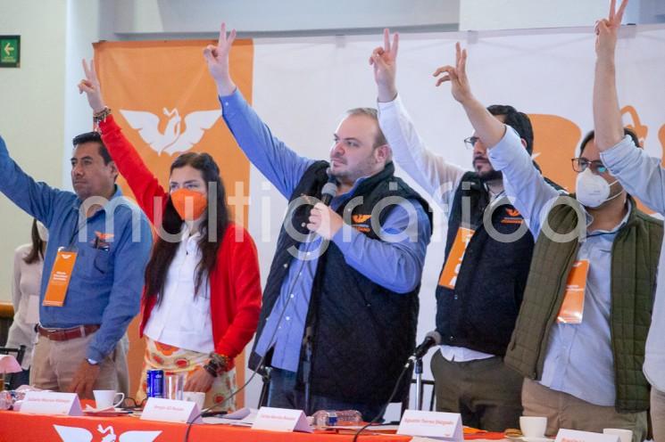 En el marco de la Coordinadora Ciudadana Estatal erigida en Asamblea Electoral Estatal de Movimiento Ciudadano, se realizó la tercera sesión ordinaria en donde se aprobaron por unanimidad las candidatas y candidato que participarán en el proceso electoral extraordinario 2022 de los municipios de Chiconamel, Jesús Carranza, Amatitlán y Tlacotepec de Mejía del Estado de Veracruz. 