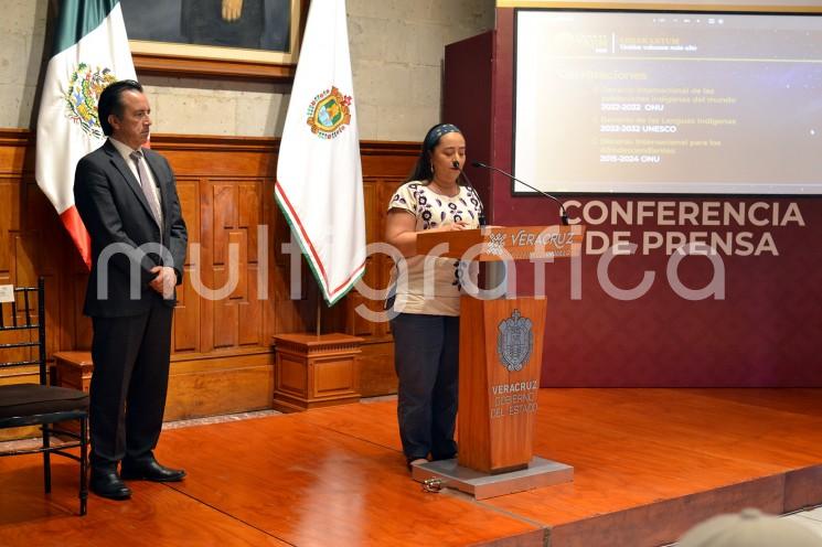  En conferencia del gobernador Cuitláhuac García Jiménez, la titular de la Secretaría de Turismo y Cultura (SECTUR), Xochitl Arbesú Lago, reiteró la invitación a Cumbre Tajín, cuya organización tiene listas más de 500 actividades culturales, artísticas y de aprendizaje en una comunidad viva y milenaria como es el Totonacapan, del 18 al 20 de marzo.

