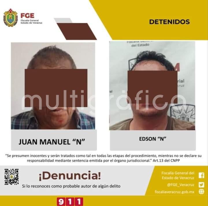 La Fiscalía General del Estado informa que derivado de trabajos de investigación por reportes ciudadanos, elementos de la Policía Ministerial implementaron un operativo donde fueron  intervenidos Edson N y Juan N, a quienes se les incautaron hierba verde con características similares a la marihuana, así como un arma de fuego