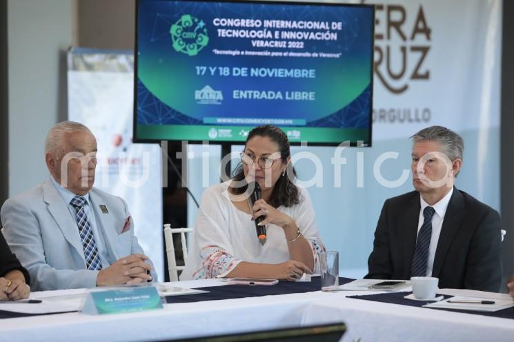 El Consejo Veracruzano de Investigación Científica y Desarrollo Tecnológico (COVEICYDET) presentó el primer Congreso Internacional de Tecnología e Innovación Veracruz 2022, a realizarse el 17 y 18 de noviembre, las instalaciones del Museo Kaná.  