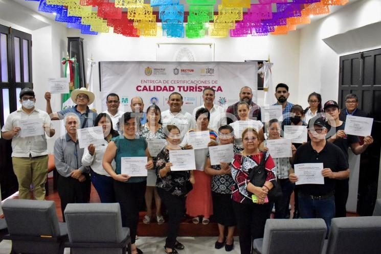 De ser el último lugar a nivel nacional en sellos de calidad Punto Limpio, Veracruz ocupa actualmente el segundo sitio en el país, demostrando que las buenas prácticas de higiene están incorporadas en los modelos de gestión de las micro, pequeñas y medianas empresas turísticas. 