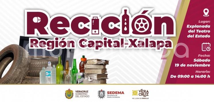 SEDEMA invita a participar en el próximo Reciclón, el sábado 19 de noviembre en la explanada del Teatro del Estado, de 9 a 14:00 hrs..