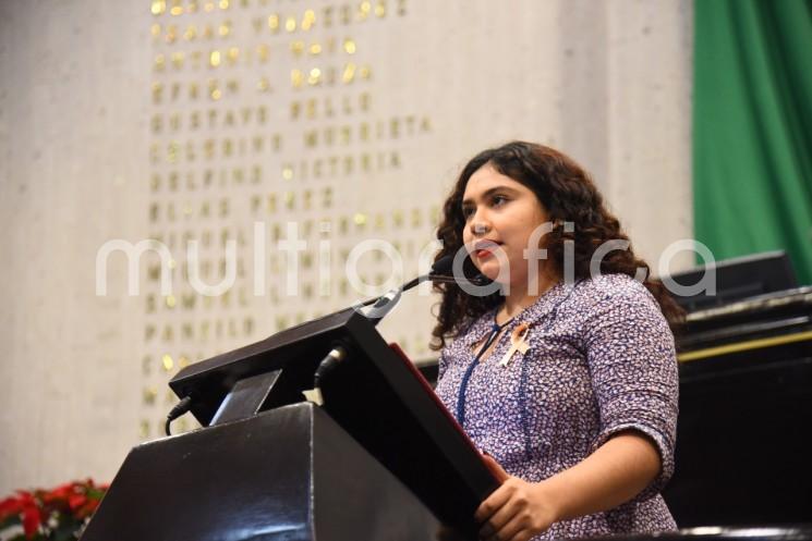 En el marco de la conmemoración del Día Internacional para la Eliminación de la Violencia contra la Mujer, la diputada Tania María Cruz Mejía se pronunció por legislar para hacer de Veracruz un espacio seguro para las mujeres y las niñas.