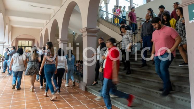  Con un tiempo de cuatro minutos con 59 segundos para el desalojo total del Palacio Municipal, el Ayuntamiento participó en el primer Simulacro Nacional de 2023 en México, donde se manejó una hipótesis para sismo de magnitud 7.5, con epicentro entre Puebla y Veracruz. 