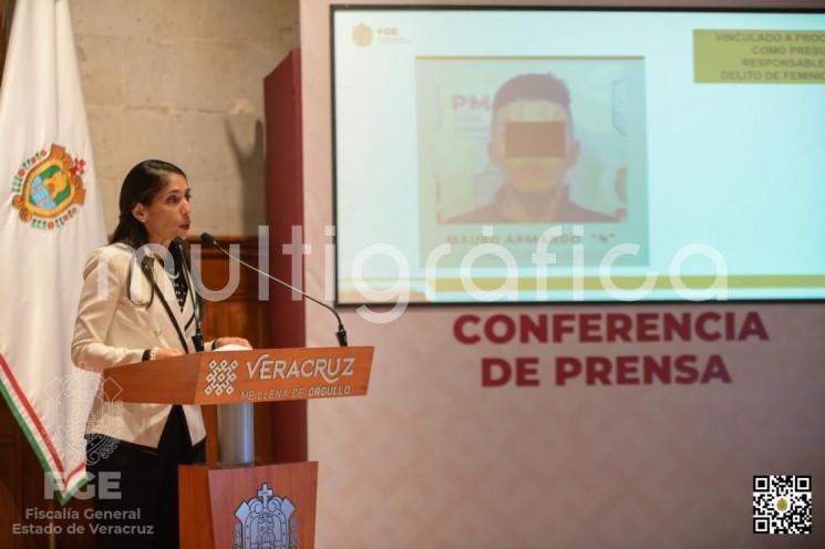 La Fiscal General del Estado, Verónica Hernández, en conferencia ante los medios presentó el Informe ejecutivo de la investigación sobre  el feminicidio de Yaraseth Zepeta García.