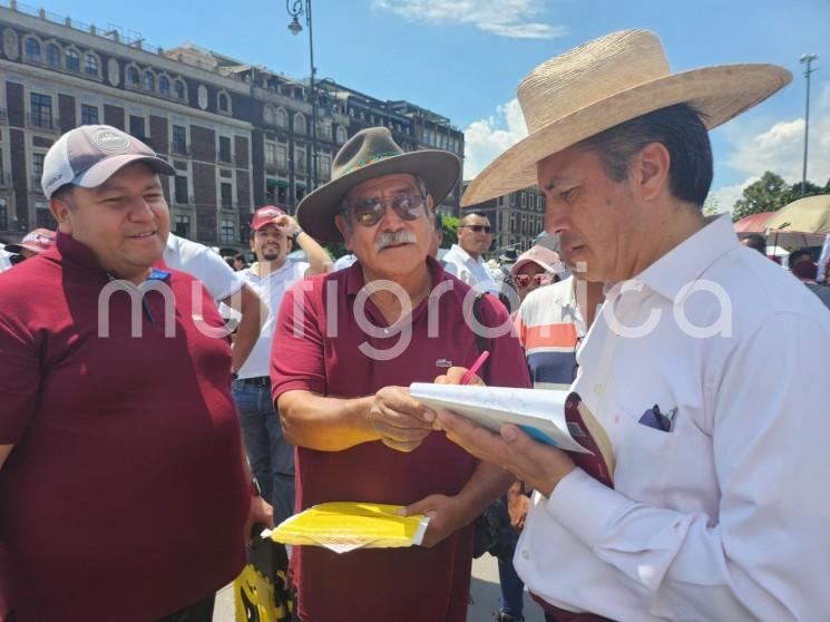 Veracruz se siente honrado y es parte de la transformación, declaró el gobernador Cuitláhuac García Jiménez al asistir al Zócalo para el festejo con motivo del quinto aniversario del triunfo electoral en 2018, del presidente de la República Andrés Manuel López Obrador.