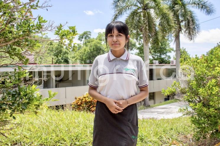 Ángela Elena Olazarán Laureano, alumna del Colegio Nacional de Educación Profesional Técnica (Conalep) número 244 Manuel Maples Arce, de Papantla, obtuvo el primer lugar del National Student Prize 2023, de entre más de mil 400 estudiantes de nivel Medio Superior y Superior de todo el país.