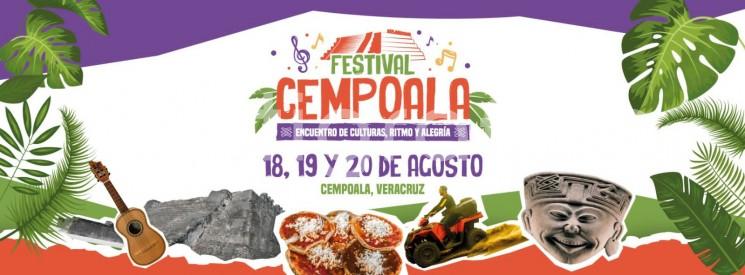  Para relanzar la Zona Arqueológica de Cempoala como destino turístico, del 18 al 20 de agosto el Gobierno de Veracruz realizará por primera vez el Festival Cempoala Encuentro de culturas, ritmo y alegría. 