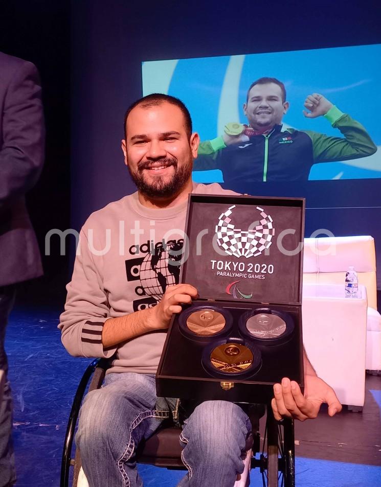 El campeón mundial paralímpico de nado, Diego López Díaz, 