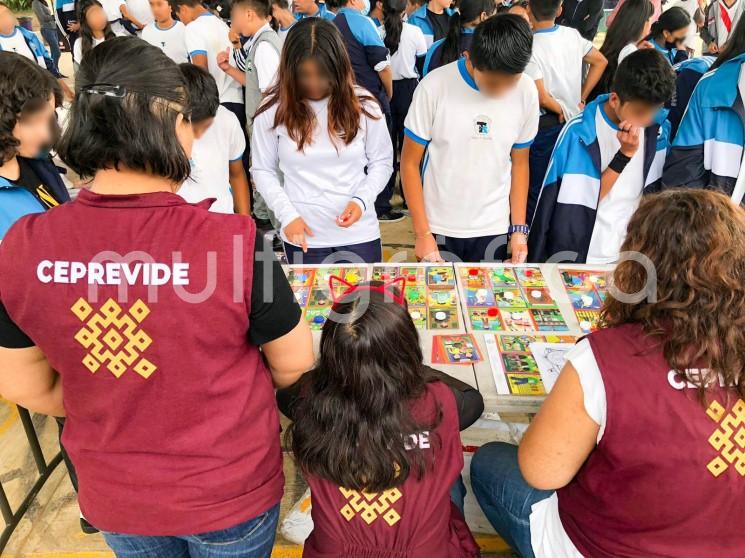  El Centro Estatal de Prevención Social de la Violencia y la Delincuencia con Participación Ciudadana pone al alcance de ayuntamientos y planteles de educación básica y media superior las Ferias de la Prevención, una serie de actividades lúdicas y recreativas con el objetivo de fomentar la cultura de paz y los derechos humanos.