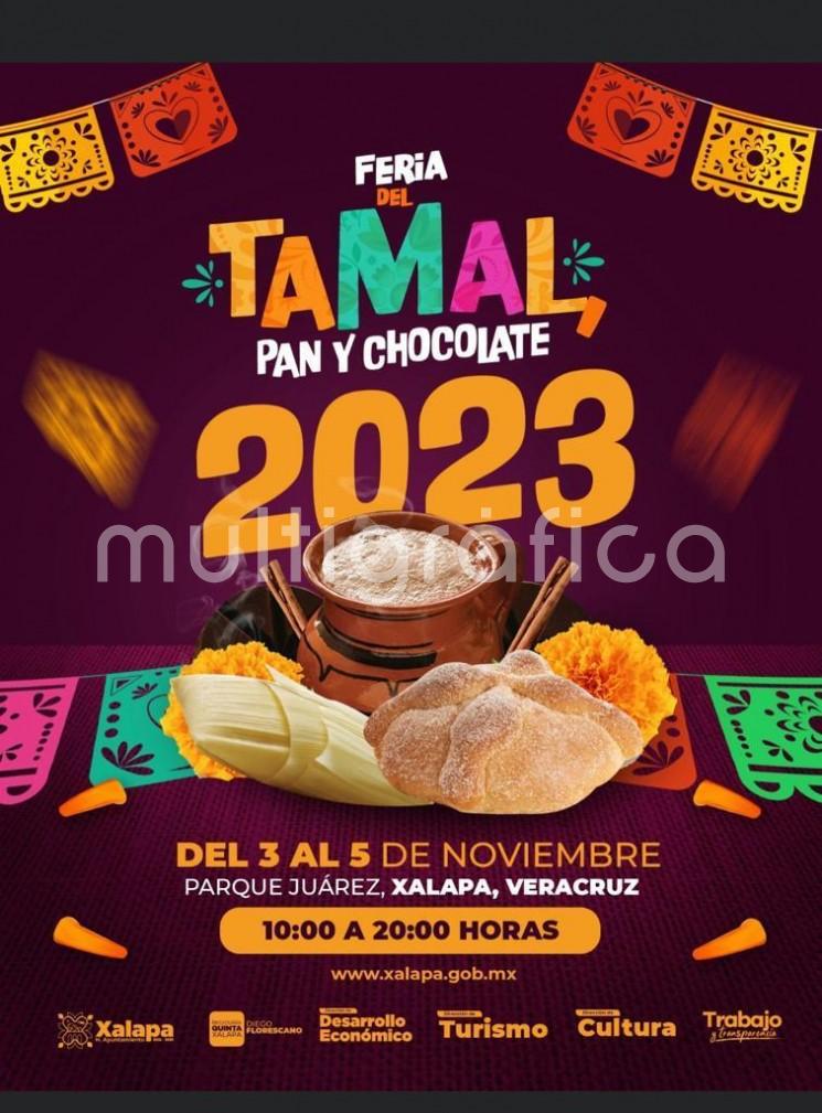 Chanchamitos, rellenos de mariscos, rancheros, de elote o zacahuil, son algunas de las variedades de tamales que 104 expositores ofrecerán en la Feria del Tamal, Pan y Chocolate 2023, la cual se desarrollará en el parque Benito Juárez del 3 al 5 de noviembre.