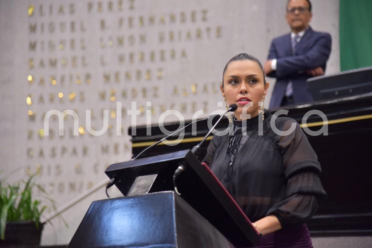 La diputada Ruth Callejas Roldán presentó al Pleno del Congreso un Anteproyecto con Punto de Acuerdo por el cual prevé un exhorto al Consejo General del Organismo Público Local Electoral (OPLE) de Veracruz a fin que, en el ejercicio de su función, imperen los principios de certeza, imparcialidad, independencia, legalidad, máxima publicidad, objetividad y perspectiva de género.