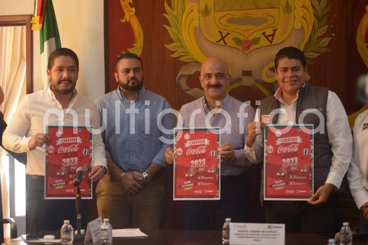 El próximo 6 de diciembre llegará a Xalapa la Caravana Coca-Cola 2023, con lo que esta capital será una de las cinco ciudades del país donde se llevará a cabo el evento, informaron autoridades municipales y de la empresa refresquera. 