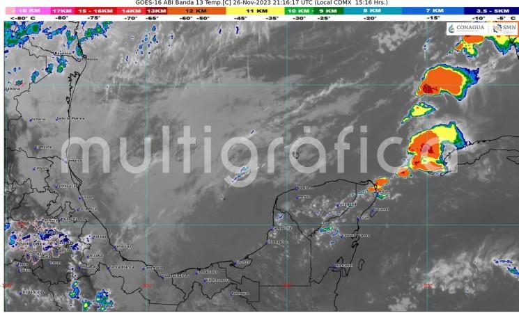 Población veracruzana: #AvisoEspecial por frente frío 12-Lluvia-Norte.