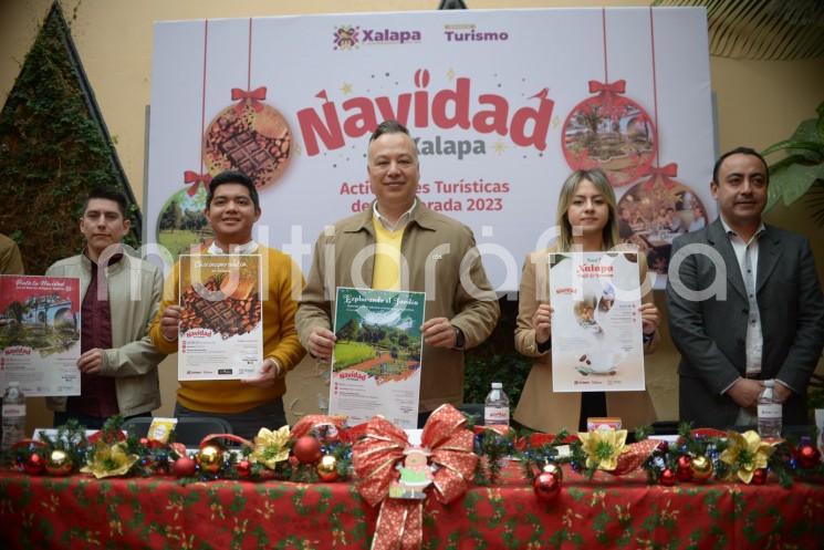 Para consolidar a Xalapa con centro integrador de las actividades turísticas de la región y ofrecer nuevas experiencias a los visitantes, el Ayuntamiento, a través de la Comisión Edilicia y la Dirección de Turismo, presentó el programa Navidad en Xalapa. Actividades turísticas de temporada 2023.