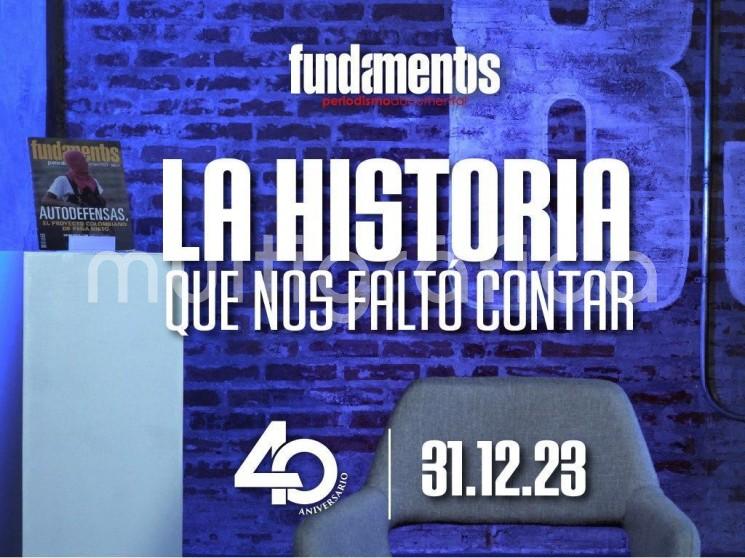 Fundamentos cerrará sus cuatro décadas de periodismo ininterrumpido estrenando su documental de periodismo político, La historia que nos faltó contar, en su canal oficial de YouTube. link https://www.youtube.com/watch?v=tSlLHK3dmTc