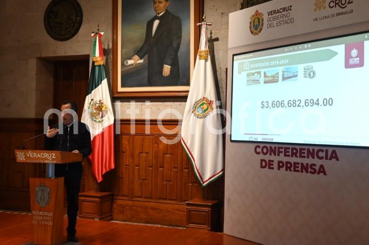 El gobernador Cuitláhuac García Jiménez destacó la inversión de más de 3 mil 600 millones de pesos en lo que va de su sexenio para rehabilitar clínicas y hospitales.