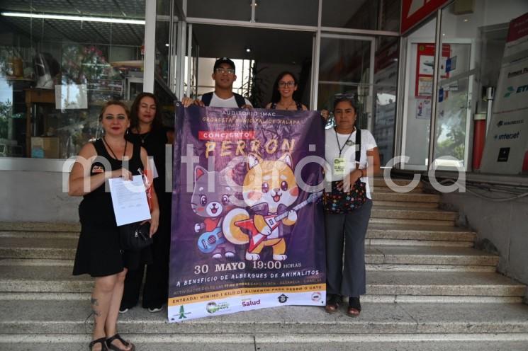 Con el propósito de recolectar la mayor cantidad de croquetas en beneficio de refugios de perros y gatos, la Dirección de Salud del Ayuntamiento de Xalapa, en coordinación con albergues, invitan al Concierto Perrón,  el 30 de mayo, a las 19:00 horas, en el auditorio de la Iniciativa Municipal de Arte y Cultura (IMAC). Entrada 1 kilo de alimento. 