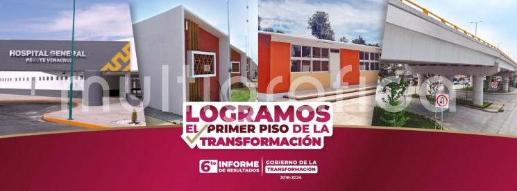 Será en el Informe de Resultados que se realizará el próximo domingo a las 11 de la mañana en el Puerto de Veracruz donde el mandatario detalle los principales alcances de su gestión; es con un spot oficial ya difundido por todas las plataformas que el Ejecutivo lo da a conocer. 