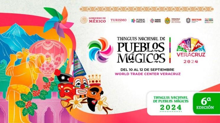 Veracruz albergará por primera vez a 177 pueblos y 34 barrios en el World Trade Center de Boca del Río, a fin de consolidar destinos con tradición innovadora en la sexta edición del Tianguis Nacional de Pueblos Mágicos, del 10 al 12 de septiembre. 