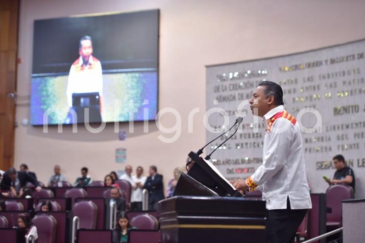 Propone Urbano Bautista Martínez que esta legislatura exhorte al OPLE a realizar acciones concretas al respecto a el respeto a derechos político-electorales de indígenas y afrodescendientes