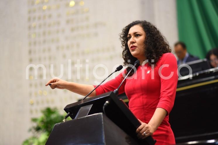 La diputada Ana Rosa Valdés Salazar presentó al Pleno del Congreso la iniciativa que prevé modificar los Artículos 35 y 62 de la Ley Orgánica del Municipio Libre y 54 de la Ley de Salud del Estado, con la finalidad de otorgar atribuciones a los ayuntamientos, para que a su vez éstos otorguen recursos económicos por conducto de los agentes y subagentes municipales a las personas auxiliares de la salud que presten sus servicios en la materia, 