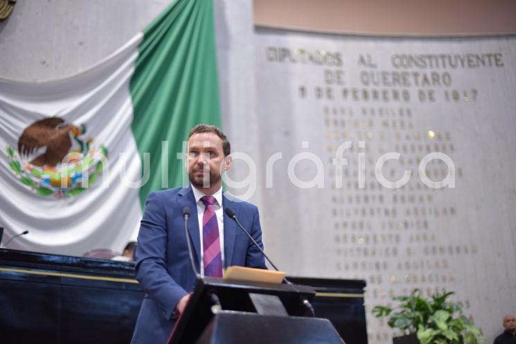 El diputado Paul Martínez Marie presentó al Pleno de este Congreso una iniciativa para actualizar la Ley en Materia de Desaparición de Personas del estado.